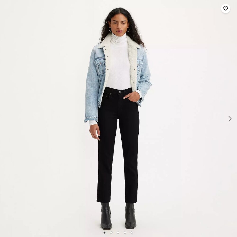 Levi's 724 High Rise Slim Straight Cropped Women's Jeans NWT